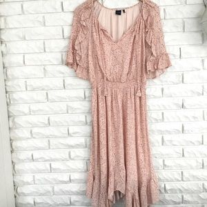 Kari Blue Handkerchief hem Dress